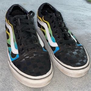 Vans Old Skool Flame Skate Shoes
